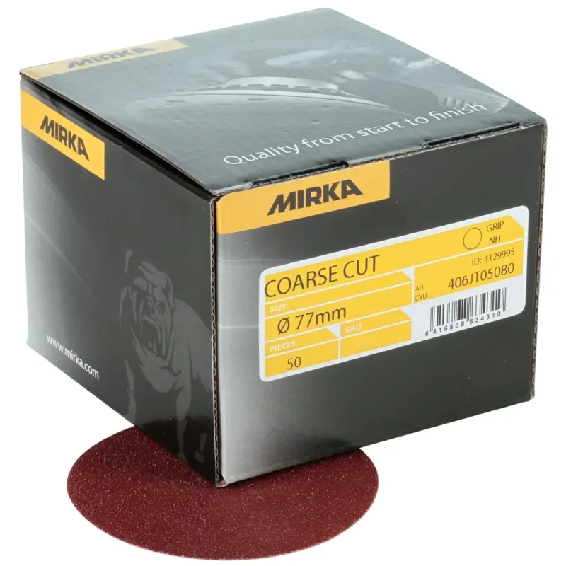 Ajankohtainen HIOMAPYÖRÖ 77MM P60 COARSE CUT 50KPL