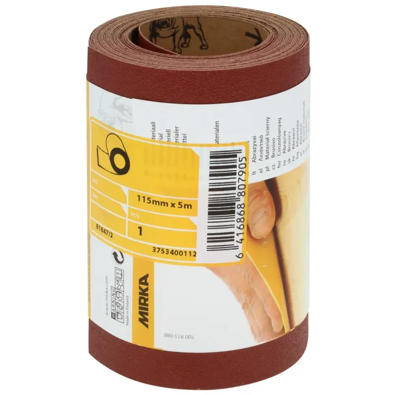 Aito HIOMAPAPERIRULLA 115MM X 5M P120