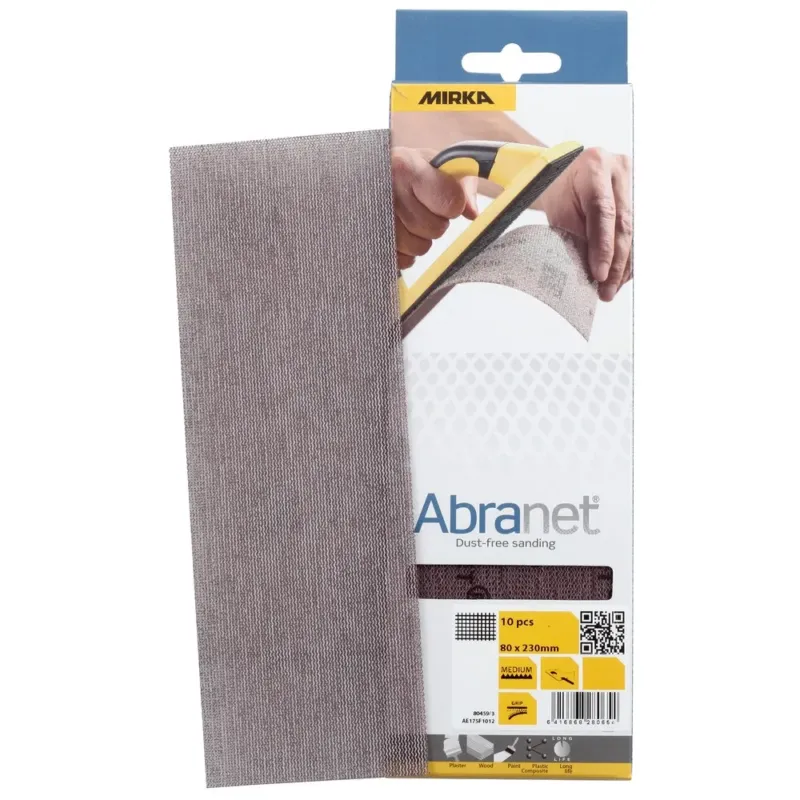 Suoraan Valmistajalta HIOMAPAPERI 80X230MM P180 ABRANET 10KPL