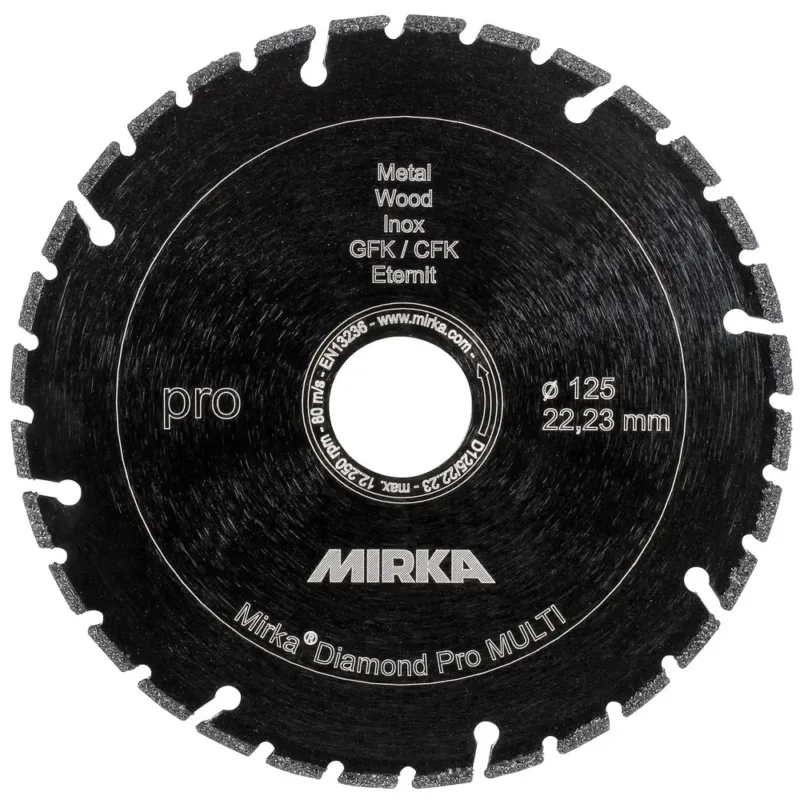 MIRKA TIMANTTILAIKKA 125X22,2MM DIAMOND PRO MULTI Viikonlopputarjous