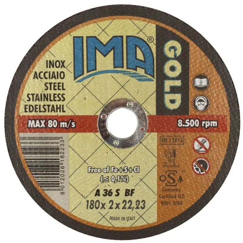 KATKAISULAIKKA 180X2,0X22,2MM GOLD INOX Eniten Myyty