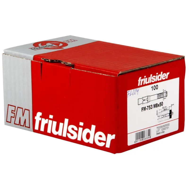Alennus FRIULSIDER KIILA-ANKKURI M8X50MM SINK. 100KPL