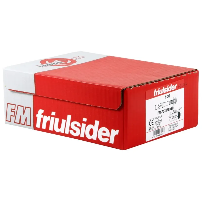 FRIULSIDER KIILA-ANKKURI M8X90MM SINK. 100KPL Kuuma Tarjous
