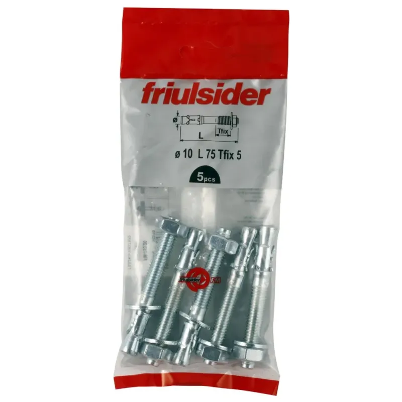 Tilaa Heti KIILA-ANKKURI M10X75 (5MM)MM 5KPL SINKITTY FM-753