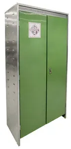 Turvallinen Maksu KEMIKAALIKAAPPI 2000X1000X500MM VALUMA-ALTAILLA