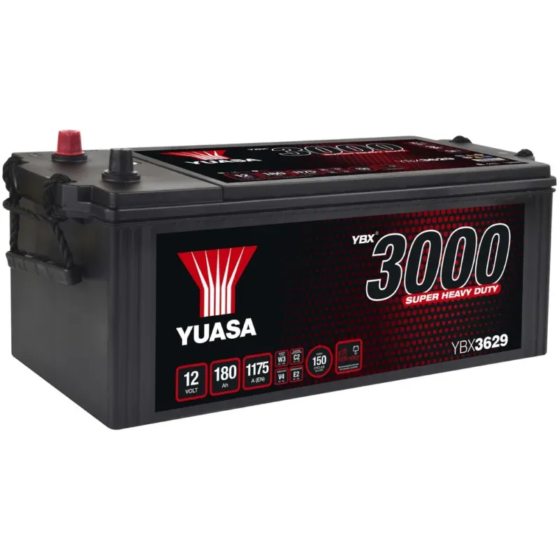 AKKU YUASA 180AH SHD 511x222x215 Ilmainen Palautus
