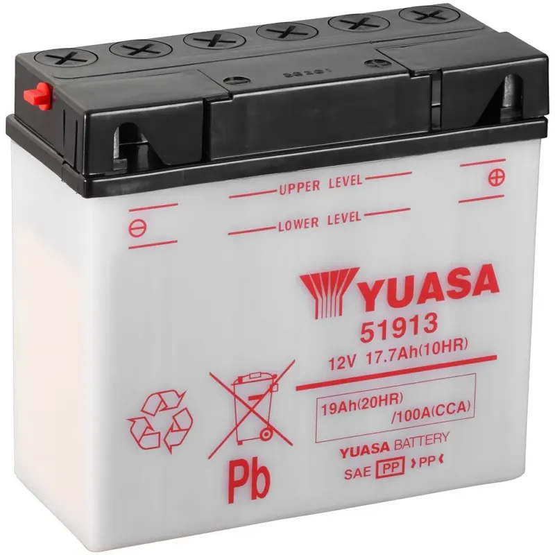 AKKU YUASA MP 19AH -+ 186X82X171 Kausialennus