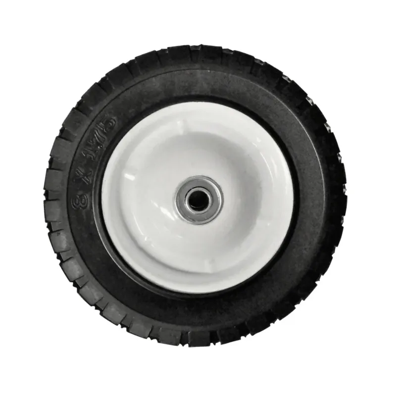 Greentek Pyörä 8" x 1.75" Yleismalli Metallivanne 1/2" akselille Laakereill Uusi Kokoelma