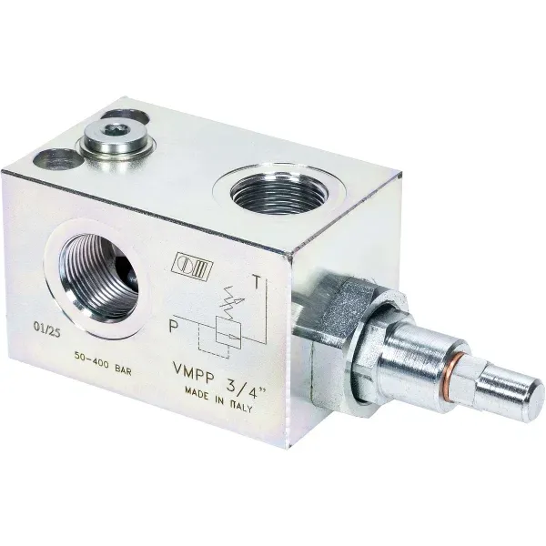 Turvallinen Maksu PAINEENRAJOITUSVENTTIILI 3/4 VMPP 50-400 BAR