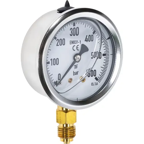 Tukkuhinta PAINEMITTARI 600BAR 63MM 1/4 ALAKIINNITYS IP