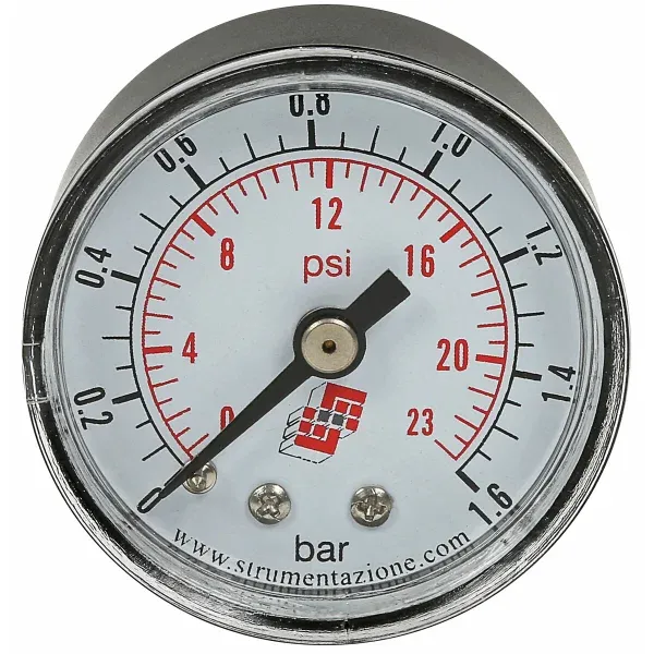 Uusi Kokoelma PAINEMITTARI M40 0-1.6BAR 1/8 TAKAKIINNITYS