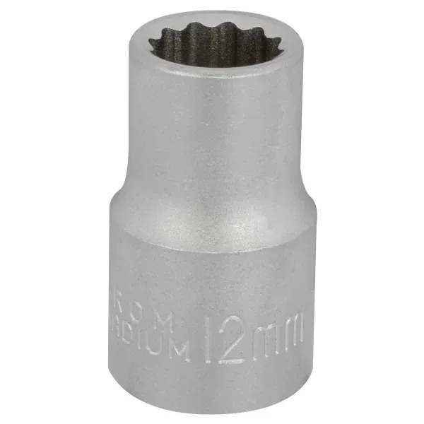 Kausialennus HYLSY 1/2"- 12MM 12-KULMA MATTA