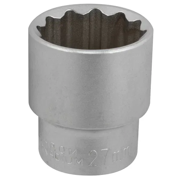 HYLSY 1/2"- 27MM 12-KULMA MATTA Tehdashinta