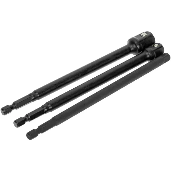 HYLSYADAPTERI / HYLSYNPIDIN 1/4" 3-OS 150MM Suosittu