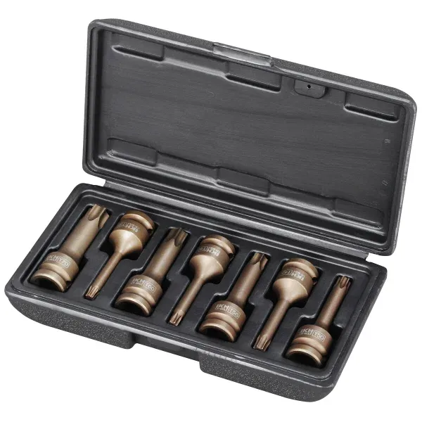 VOIMAHYLSYSARJA TORX 1/2" T35-T70 7-OS. Aito