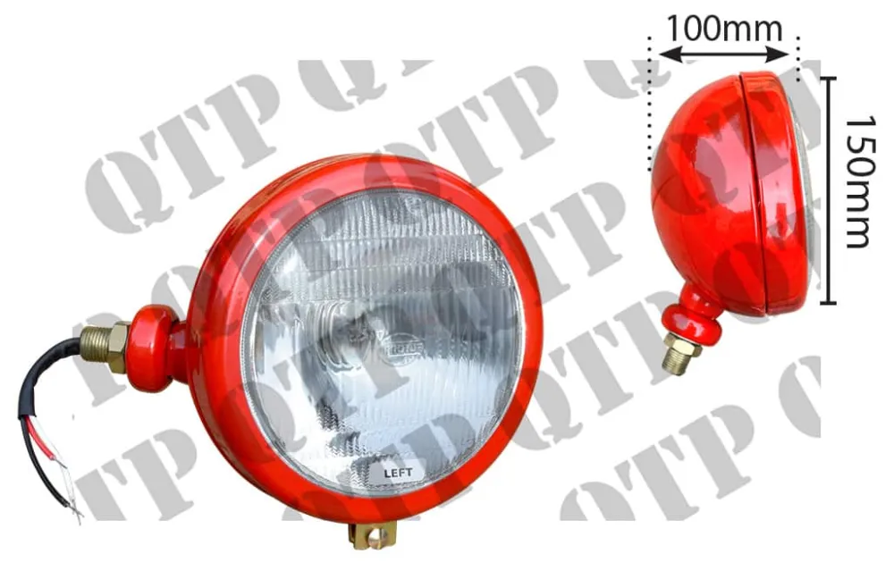 Headlamp Red (Left) Poisto