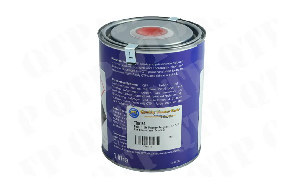 Paint 1 Ltr Massey Ferguson 50 Red Viimeinen Mahdollisuus