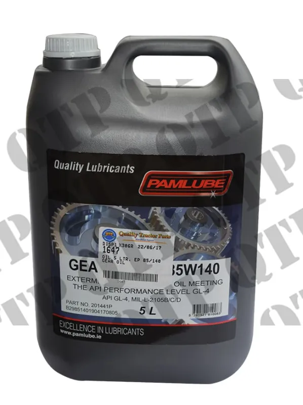 Oil 5 Ltr. EP 85/140 Gear Oil Suoraan Valmistajalta