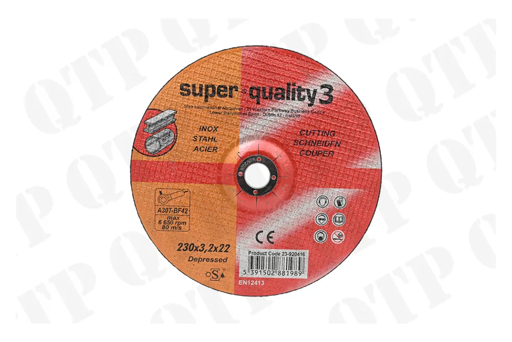 Cutting Disc 9" with Depressed Centre Halpa Hinta