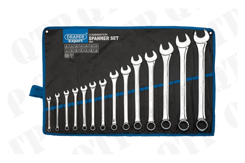 Nopea Toimitus Draper Combination Spanner Set Metric