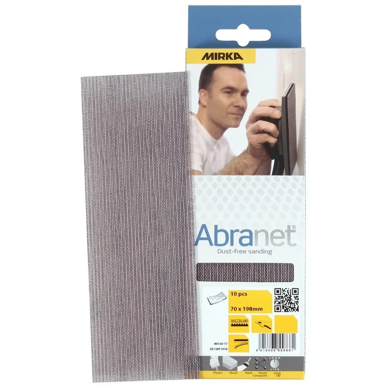 ABRANET LIUSKA 70X198 K80 10KPL Pikatoimitus