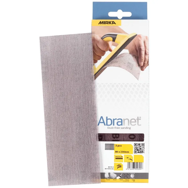Alkuperäinen ABRANET LIUSKA 80X230MM K80 3KPL