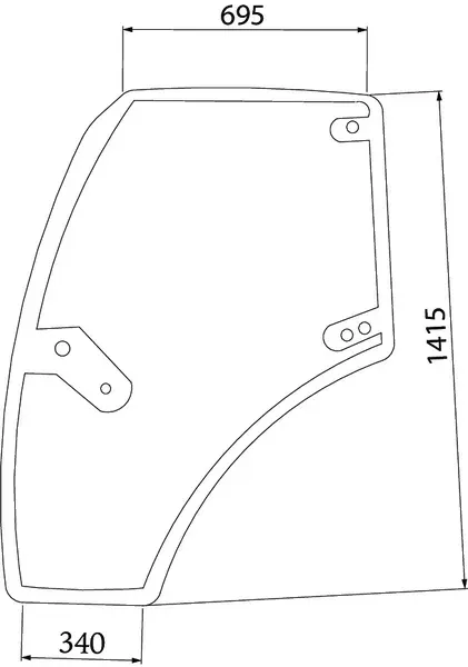 Alennus Ovilasi, oikea (Deutz-Fahr 00121432020)