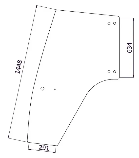 Ovilasi, vasen (CNH 134621090) Ajankohtainen