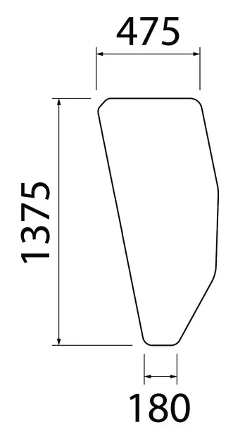 Ovilasi, vasen (Fiat 5124414) Halpa Hinta
