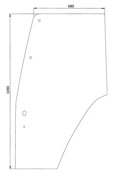 Alkuperäinen Ovilasi, vasen (NH 81871242)