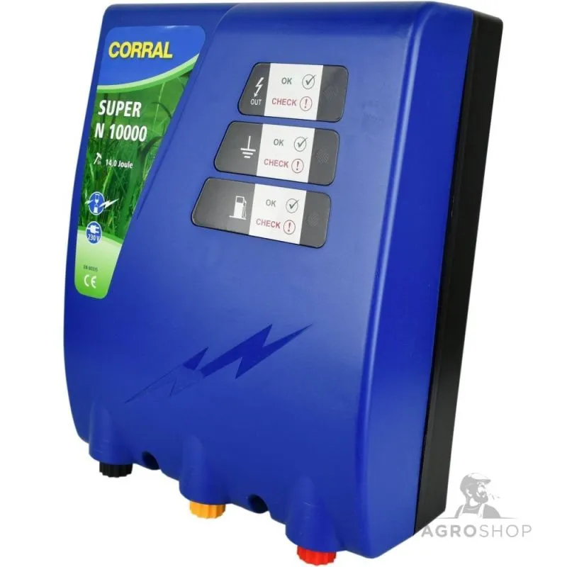 Verkkovirtainen sähköpaimen Corral Super N10000 14,0J 230V Edullinen