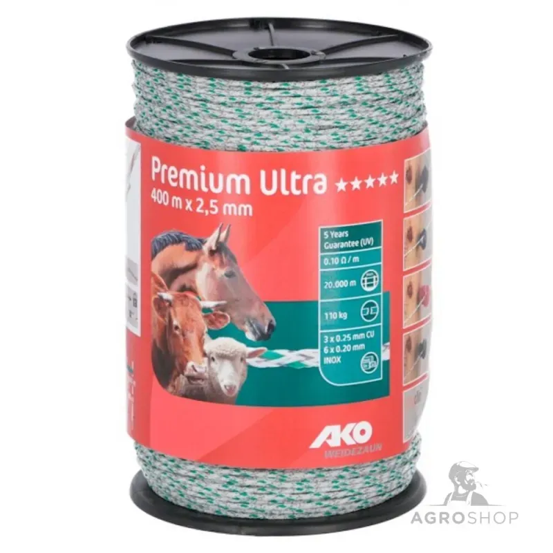 Sähköpaimenen naru AKO Premium Ultra 400m Älä Missaa