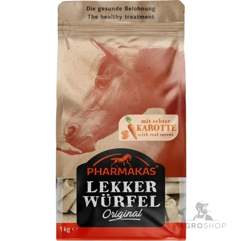 Suoraan Valmistajalta Hevosten namit Lekkerwürfel 1kg