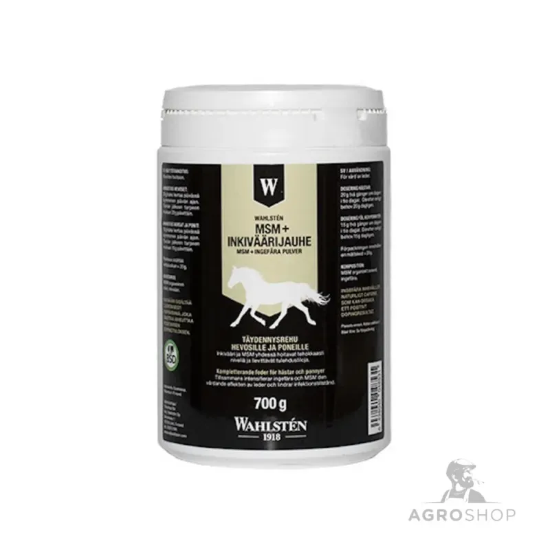 Tilaa Nyt Hevosten täydennysrehu W-MSM + C-vitamiini 700g