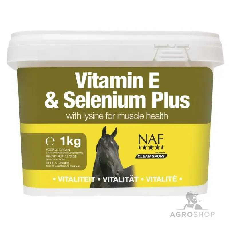 Vitamin E & Selenium Plus Naf 1kg Halpa Hinta