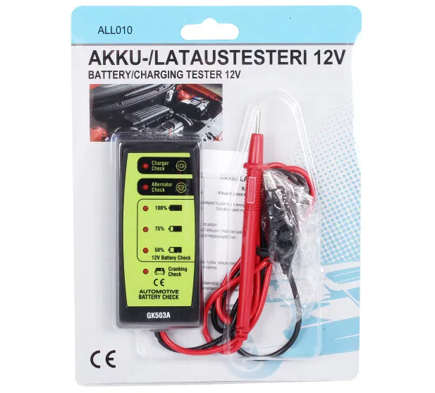 Akku-/ lataustesteri 12V Alennettu