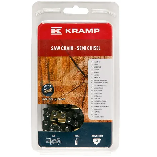 Flash-Tarjous Teräketju 3 /8 " 1,5 mm 68DL Semi Chisel
