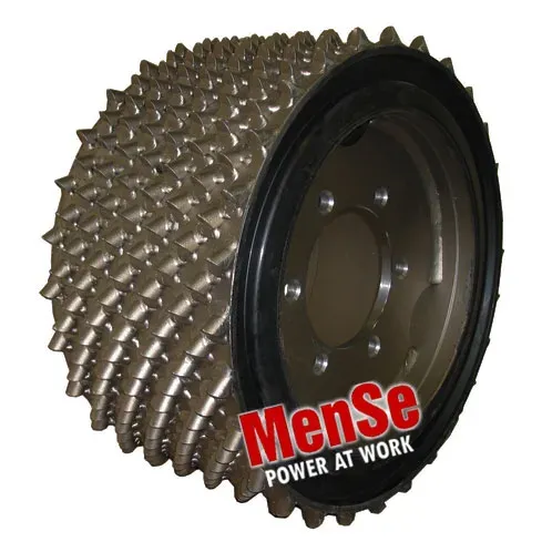 Alennus Kumivaimennettu syöttörulla, aggressiivinen 20×20 Komatsu 370